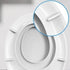 GAOMON 19'' Round Toilet Seat Soft Close with Toddler Seat Built In, Potty Training Toilet Seat Round Fits Both Adult