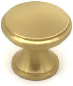 SANCHAKOU 2 Pack Gold Cabinet Knobs Bedside Table Cabinet Wardrobe Shoe Cabinet Drawer Handle Single Hole