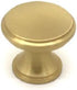 SANCHAKOU 2 Pack Gold Cabinet Knobs Bedside Table Cabinet Wardrobe Shoe Cabinet Drawer Handle Single Hole