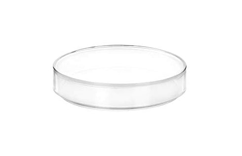 EISCO Plastic Petri Dish with Lid - 2.9" Diameter, 0.5" Depth, Reusable Molded in Polypropylene, Translucent