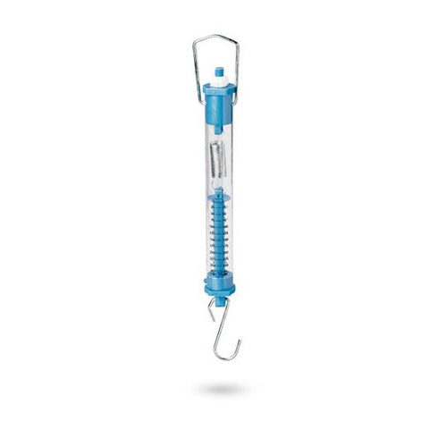 Newton Force Meter Spring Scale - Max Capacity 250g/2.5N, Dual Scale Labeled Blue Scale (1)
