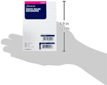 Filofax Pocket Ruled White, B213008