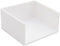 White Sticky Notes Cube Dispenser, 3x3 Inch Memo Holder, PS Notepad Organizer for Home and Office Desk Organization