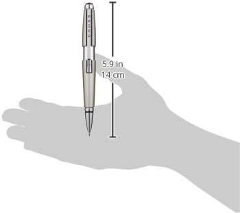 Cross Edge Pen, Medium 0.7 mm, Black Ink, Titanium Barrel (AT05555)
