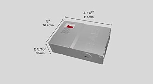 RAB Lighting WFRL6R139FA120WB 2700/3000/3500/4000/5000K 6") RAB Edge-Lit Wafer CCT Field Adjustable, All-in-one, No
