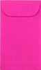 LUXPaper #5 1/2 Coin Envelopes, 50 Qty, 3 1/8" x 5 1/2", Bright Fuchsia, 24lb. Text