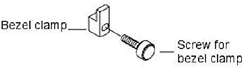 Dial Caliper Washer Bezel Clamp with Screw for Precision Measurement