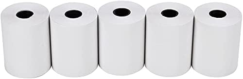 MFLABEL 2 1/4" x 50' Thermal Papers for Cash Register POS Receipt Paper, 5 Rolls Credit Card Paper