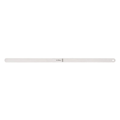 Starrett 667M-15 Thickness Gage, 300mm x 12.7mm, 0.15mm Thick, Tempered Steel, Ideal for Carpenters & Home Improvement