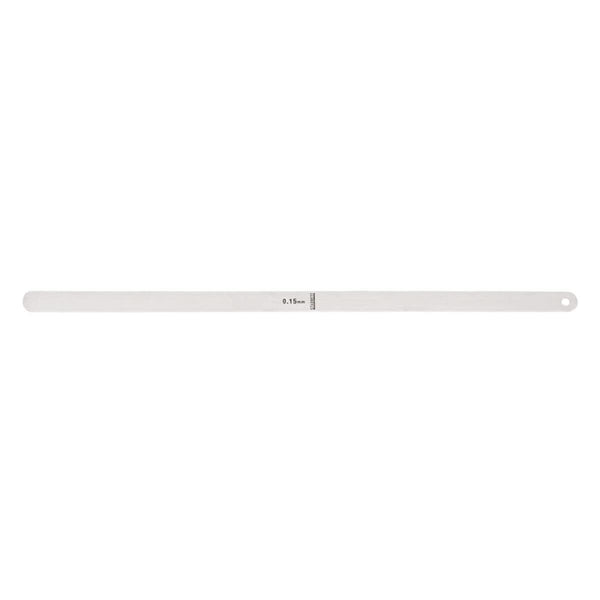 Starrett 667M-15 Thickness Gage, 300mm x 12.7mm, 0.15mm Thick, Tempered Steel, Ideal for Carpenters & Home Improvement