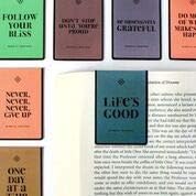 Motivational Affirmation Quote Magnetic Bookmarks - Set of 12 Inspirational Bookmarks for All Ages