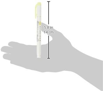 Zebra Mildliner Highlighter, Mild Yellow (WKT7-MY)
