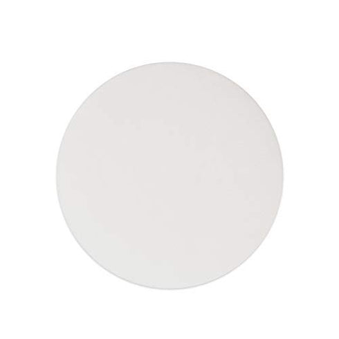 StonyLab 100 Pack Quantitative Filter Paper Circles, 125mm Diameter Cellulose with 20 Micron Particle Retention