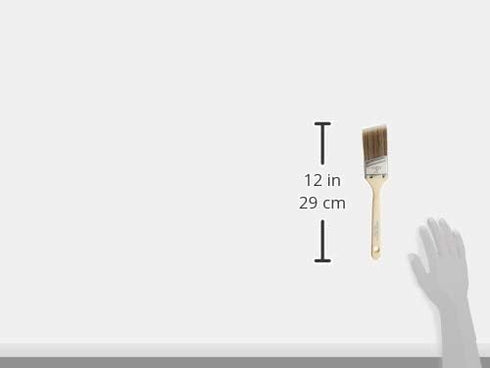 Pro Grade Paint Brush Set - 3-Pack, 2" Angle Brushes for Latex and Oil Paints, Home Improvement Use