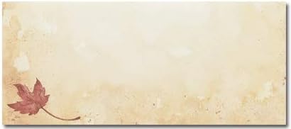 Fall Leaves #10 Envelopes - 100 Envelopes for Stationery, Letters, Invitations