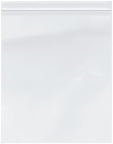 Plymor 10" x 12" Zipper Reclosable Plastic Bags (Pack of 200), 2 Mil