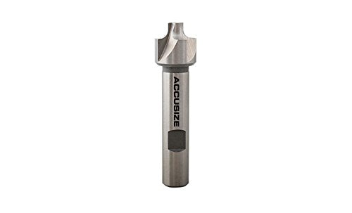 Accusize Industrial Tools Hss Corner Rounding End Mill, 5/32'' Radius, 1/2'' Shank Diameter, 3'' Oal