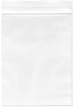 2''x 3'', Small Clear Poly Zipper Bags (Pack of 200), 2 Mil Reclosable Storage Bags for Jewelry, Candy