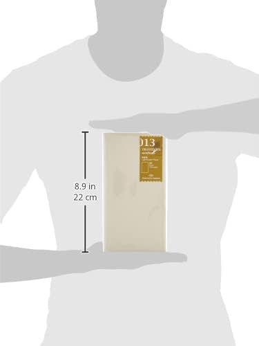 Traveler's Company Traveler's Notebook Refill 013, 128 Pages, Lightweight Blank Paper