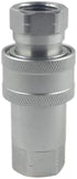 1-Set 1/2" NPT ISO5675 Ag Hydraulic Quick Connect Tractor Coupling/Couplers Ball Valva,Pioneer Type,Set w/Dust Cap by Undercarriage