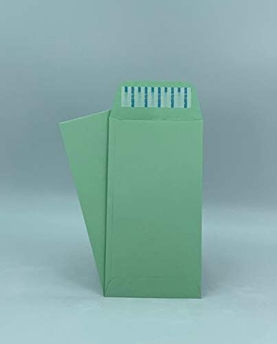 50 Cashier Depot #7 Coin/Cash/Small Parts Envelopes, 3 1/2" X 6 1/2", Peel & Seal, Premium 24lb. Paper, 50/Box (Green) by CASHIER DEPOT YOUR ONE STOP SHOP FOR ALL CASHIER'S NEEDS