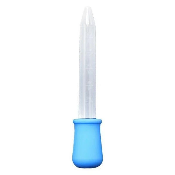 4Pcs Blue 5Ml Small Silicone Reusable Plastic Feeding Medicine Liquid Eye Ear Graduated Pipette Dropper