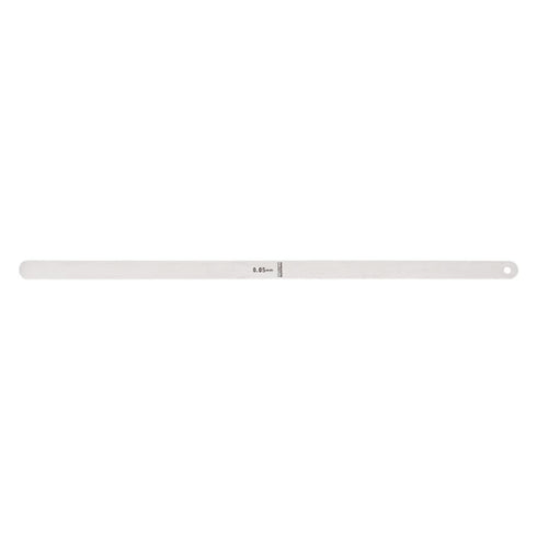 Starrett Tempered Steel Thickness Gage or Feeler Stock .05mm Thickness, 30cm Length - 667M-5