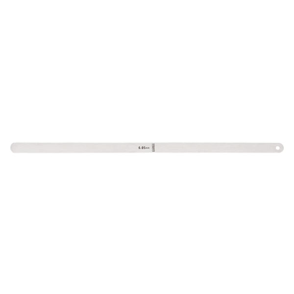 Starrett Tempered Steel Thickness Gage or Feeler Stock .05mm Thickness, 30cm Length - 667M-5