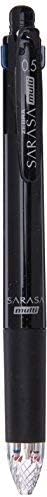Zebra Multi Function Sarasa 4{S Black/Red/Blue/Green Ink, 0.5mm Ballpoint Pen & Mechanical Pencil Black Body 2 Set