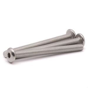 M6 x 75mm Hex Socket Flat Head Screws (15 Pack), 304 Stainless Steel 18/8, Full Thread Machine Screws for DIY,