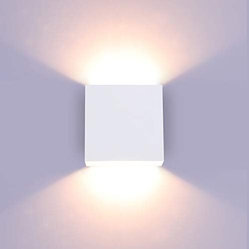 Lightess Modern Wall Sconce Dimmable 10W Hardwired, Up Down Wall Mount Lights