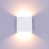 Lightess Modern Wall Sconce Dimmable 10W Hardwired, Up Down Wall Mount Lights