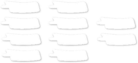 Nasogastric or Oxygen Tube Precut Adhesive Tape, Plain White x 10 Pack (Right Side)