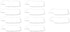 Nasogastric or Oxygen Tube Precut Adhesive Tape, Plain White x 10 Pack (Right Side)