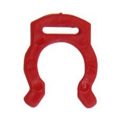 John Guest Acetal Copolymer Tube Fitting Locking Clip for 1/4" Tube OD, Pack of 10