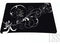 Vines Black and White Swirl Floral Colored 1 X Standard 7 x 9 Rectangle Non - Slip Rubber Mouse Pad by LSS