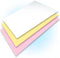 Ream of 167 Sets 3 Part Color Paper - Plain Collated (Not Carbonless)