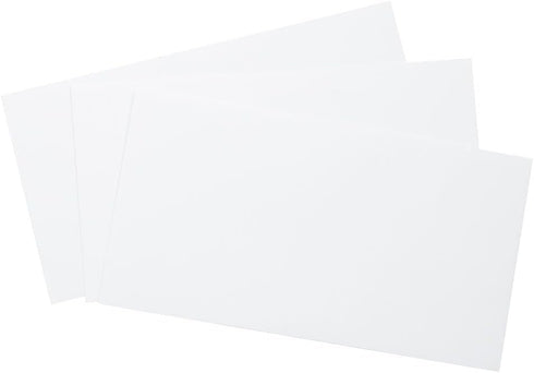 LUXPaper Photo Greeting Invitation Envelopes | 4 3/8" x 8 1/4" | 50 Qty, Bright White, 70lb. Text