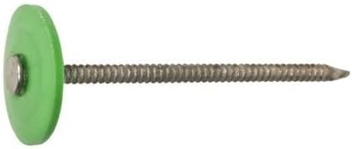 1" x 12 Gauge Fasn-Rite Electro Galvanized Plastic Cap Roofing Nail - HILLMAN FASTENERS 461439