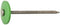 1" x 12 Gauge Fasn-Rite Electro Galvanized Plastic Cap Roofing Nail - HILLMAN FASTENERS 461439