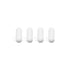 4 Pcs 10mm PTFE Magnetic Stirrer Mixer Stir Bar, White Color, Laboratory Stir Plate Magnet