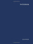 Notebook: Quad Ruled Composition Notebook, Large Format, 8.5 x 11 in, 108 Pages, Dark Blue Cover