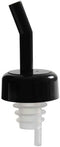 Generic Free Flow Liquor Bottle Pourer Black Spout Bottle Pourer with Collar Whiskey