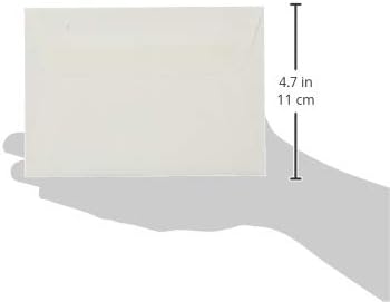 G.Lalo Gl52200 Verge de France Letter Set, 5 Envelopes, 10 A5 Size, Western No. 2 (4.5 x 6.4 inches), White