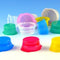 Globe Scientific 113140G Green Polyethylene Snap Cap for Vacuum and Test Tubes, 13mm Size, Case of 1000
