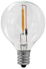 YI LIGHTING Clear G40 Globe LED Bulbs Replacement Bulbs Dimmable for Indoor Outdoor Patio