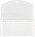 JAM PAPER Accordion Folders, 13 Pocket Plastic Expanding File, Check Size, Clear, Sold Individually