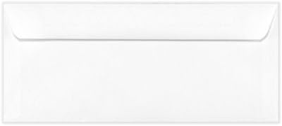 LUXPaper #10 Business Envelopes - Machine Insertable, 4 1/8" x 9 1/2", White, 24lb, 500 Qty
