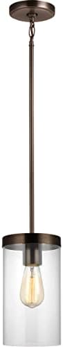 6590301-778 1-Light 60 Sea Gull Lighting Zire Pendant, Watts, Brushed Oil Rubbed Bronze