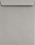 LUXPaper Open End Envelopes, Peel & Press, 8 3/4" x 11 1/4", Gray Wove, 50 Qty